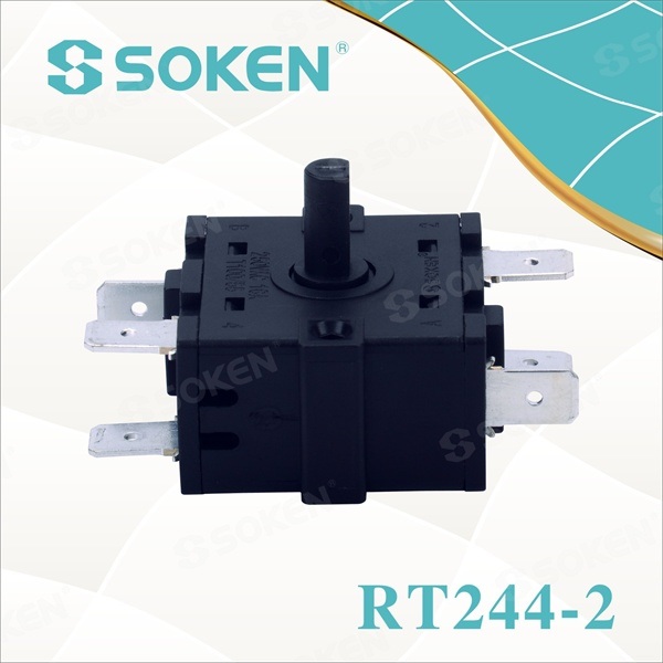 5 Position Rotary Switch for Appliances (RT244-2)