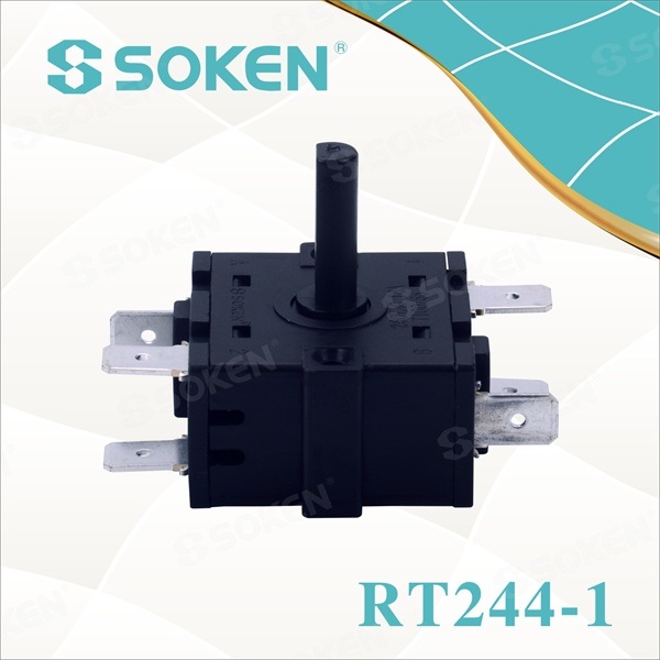 High-Temperature Rotary Switch with 5 Position (RT244-1)