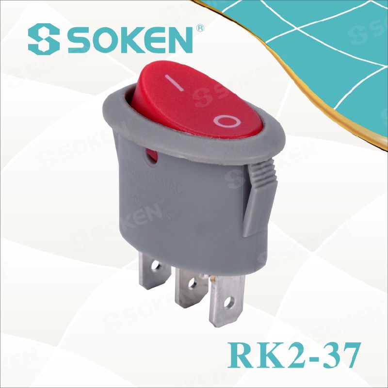 Rk2-37A Oval Rocker Switch