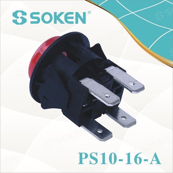 Small Red Push Button Switch