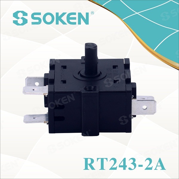 Soken Appliance Electric 5 Position Rotary Selector Switch 16A 250V