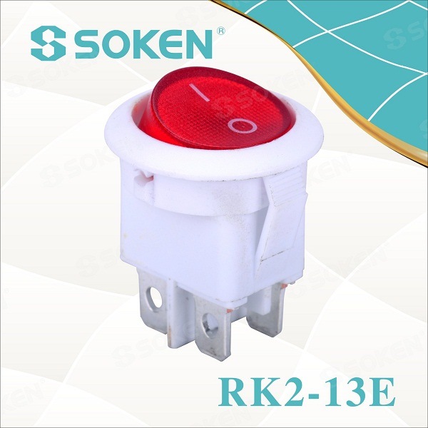 China Manufacturer for Micro Rotary Switch -
 4 Pins Round Rocker Switches/3 Position Switch 16A 250V – Master Soken Electrical