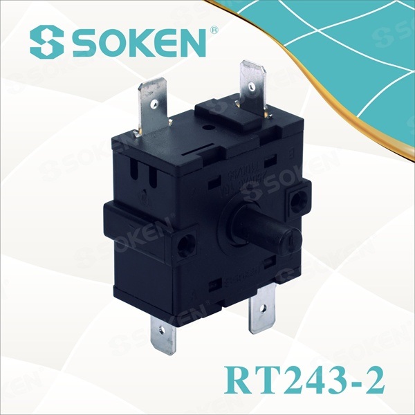OEM China R13-133b Illuminated Rocker Switch - 5 Position Rotary Switch with 16A 250V (RT243-2) – Master Soken Electrical