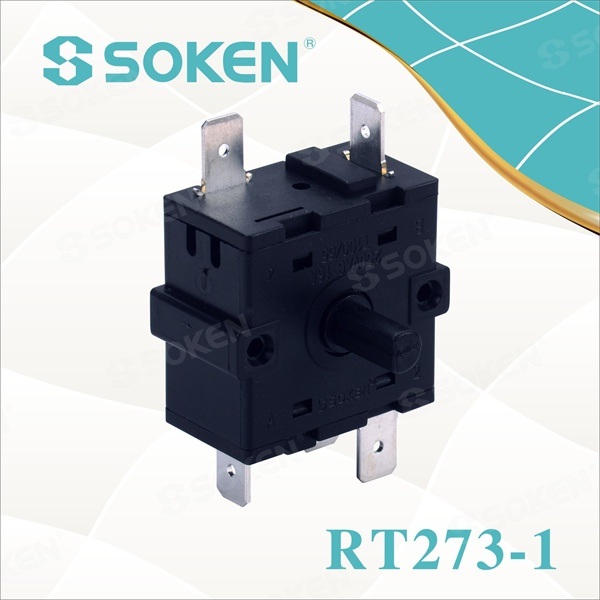 OEM Customized off Rocker Switch -
 8 Position Rotary Switch with 45 Degree/Each (RT273-1) – Master Soken Electrical