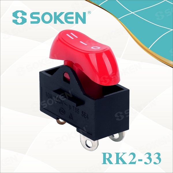 High Quality Shield Transparent -
 Hair Dryer Rocker Switch/ Mini on-off-on Switch T85 10A 250VAC – Master Soken Electrical