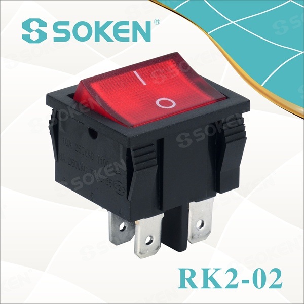 Lowest Price for Hair Drier Switch -
 Illuminated Rocker Switch 10A 250VAC – Master Soken Electrical