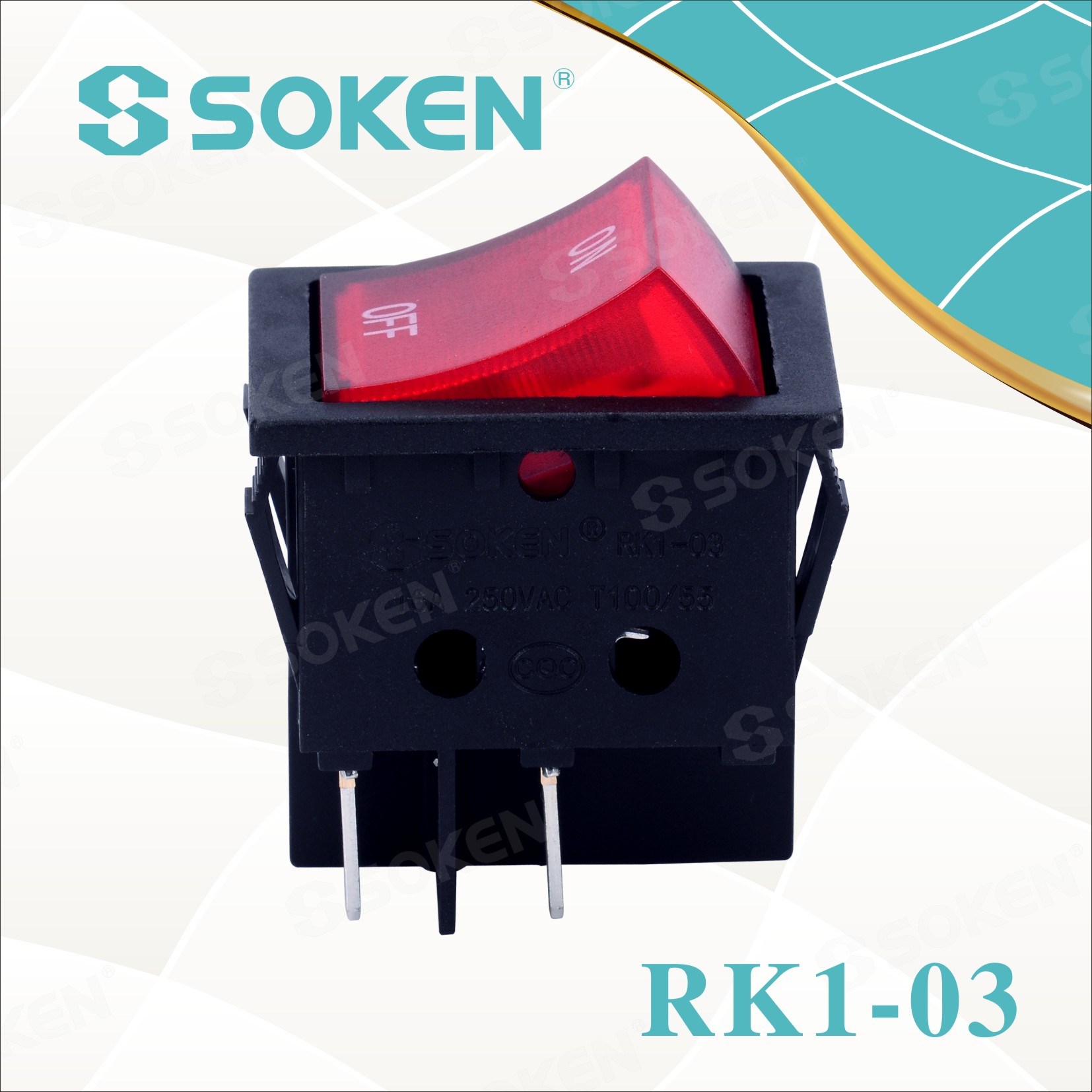 Fixed Competitive Price Light Dimmer Switch -
 Lighted on off Rocker Switch Panel – Master Soken Electrical