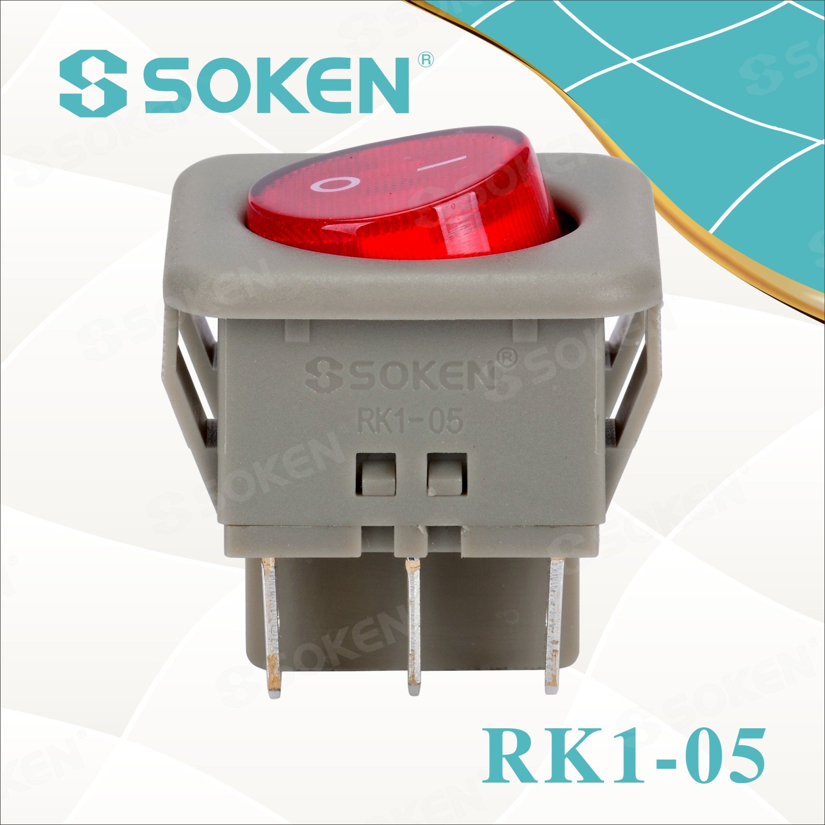 OEM/ODM Factory Metal Pushbutton Switch -
 Lighted on off Rocker Switch on-on – Master Soken Electrical