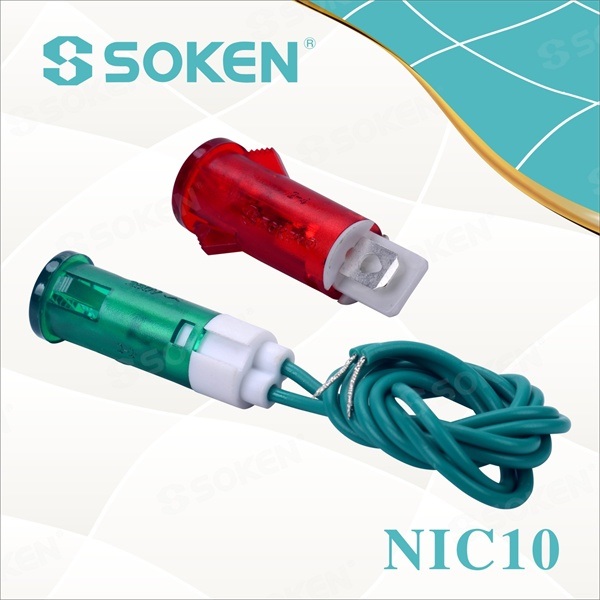 Nic10 Indicator Light na may Neon Lamp