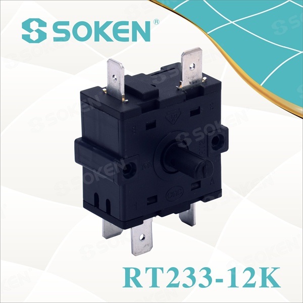 18 Years Factory Stainless Key Swicth -
 Nylon Rotary Switch with 7 Positions (RT233-12K) – Master Soken Electrical