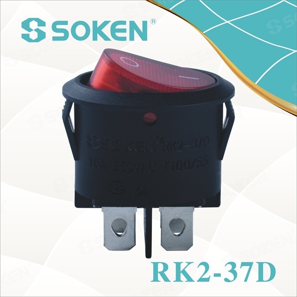 Factory best selling Coded Dip Switches -
 Oval Rocker Switch 4pin – Master Soken Electrical