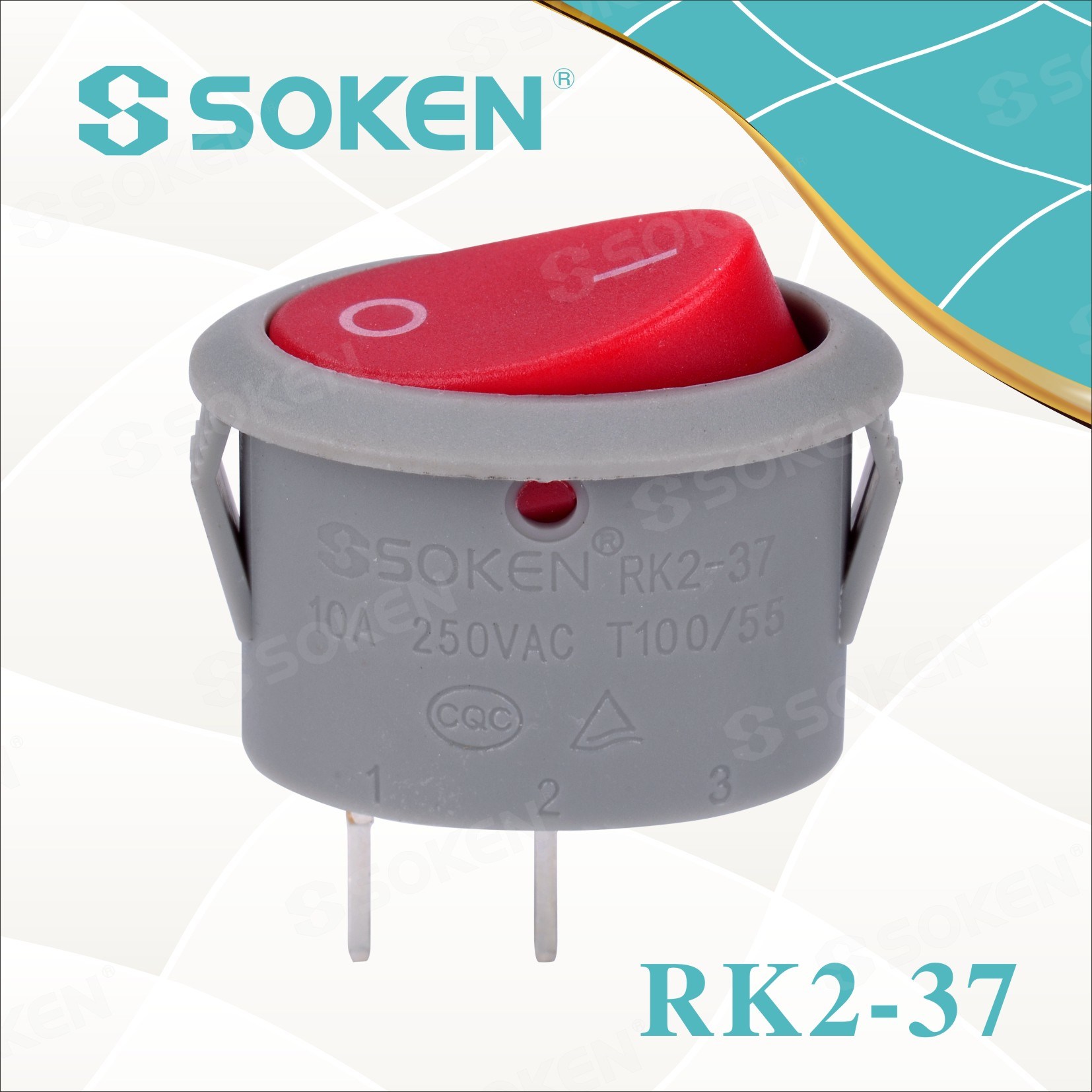 Low price for Par64 Led Lighting Lamp -
 Oval Rocker Switch – Master Soken Electrical