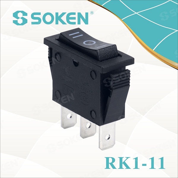 Special Design for Double Pole Rotary Switch -
 Rk1-11 Home Appliance on off on Rocker Switch T85 – Master Soken Electrical