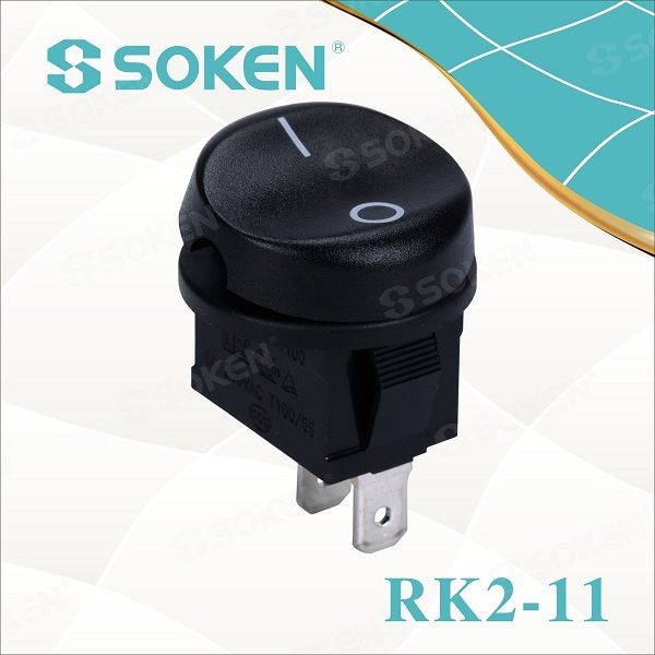 High reputation Electrical Indicator Lamp - Rk2-11 Defond Kema Magnifier Rocker Switch 6A 250VAC T85 – Master Soken Electrical