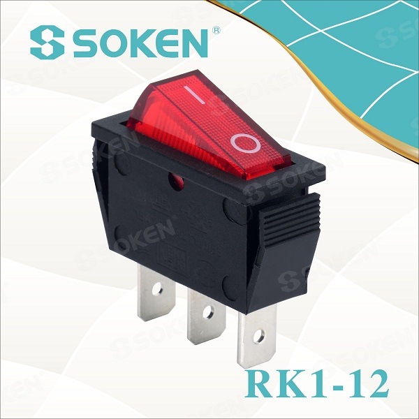 Wholesale Discount Key Pushbutton Switch -
 Rocker Switch 250VAC 16A Electric Switch UL TUV VDE – Master Soken Electrical