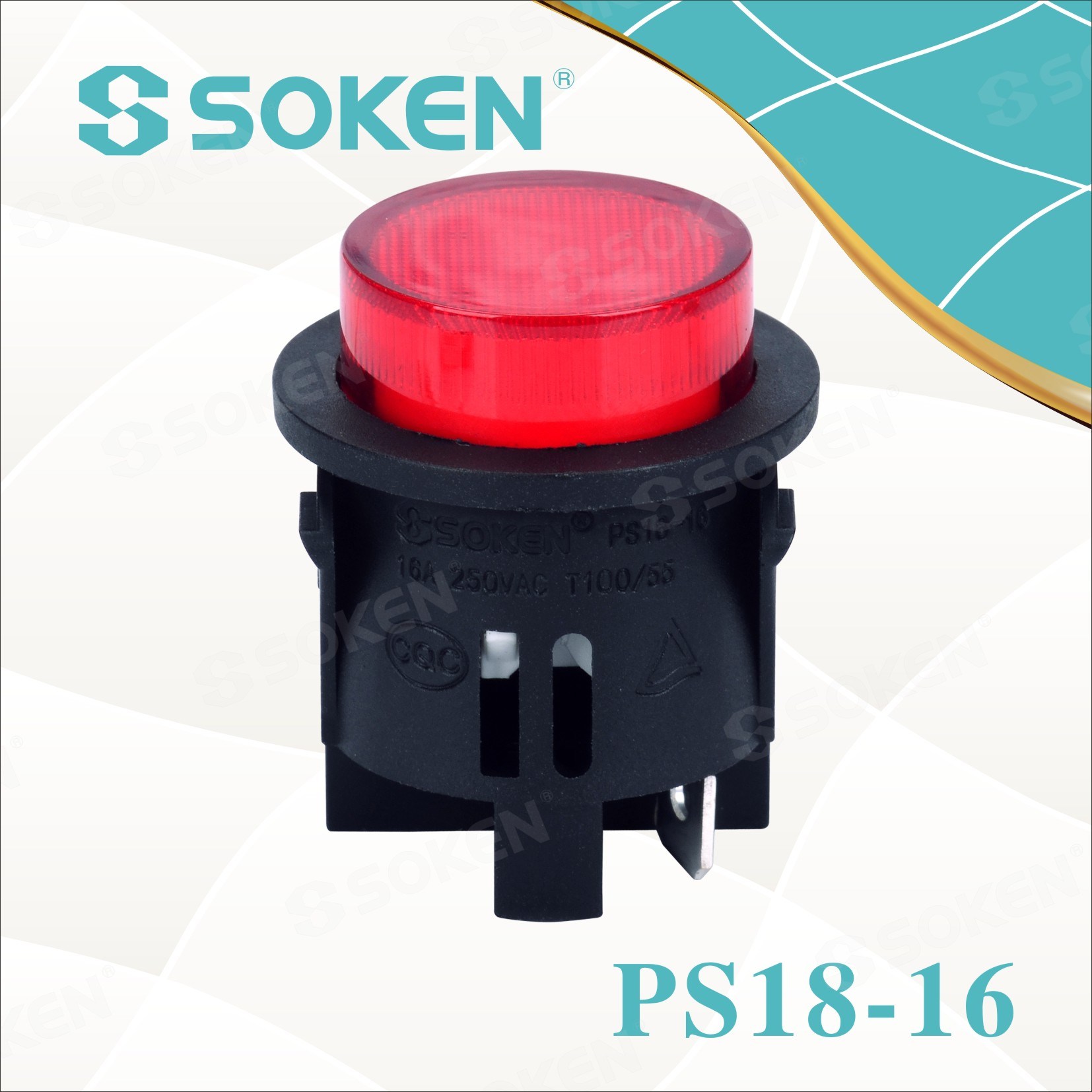 Good Wholesale Vendors Membrane Key Switch -
 Round Light Push Button Switch 1 Pole – Master Soken Electrical