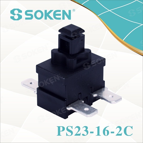 Original Factory 6 Position Rotary Switch -
 Self-Locking/Momentary vacuum Cleaner Rectangular Push Button Switch – Master Soken Electrical