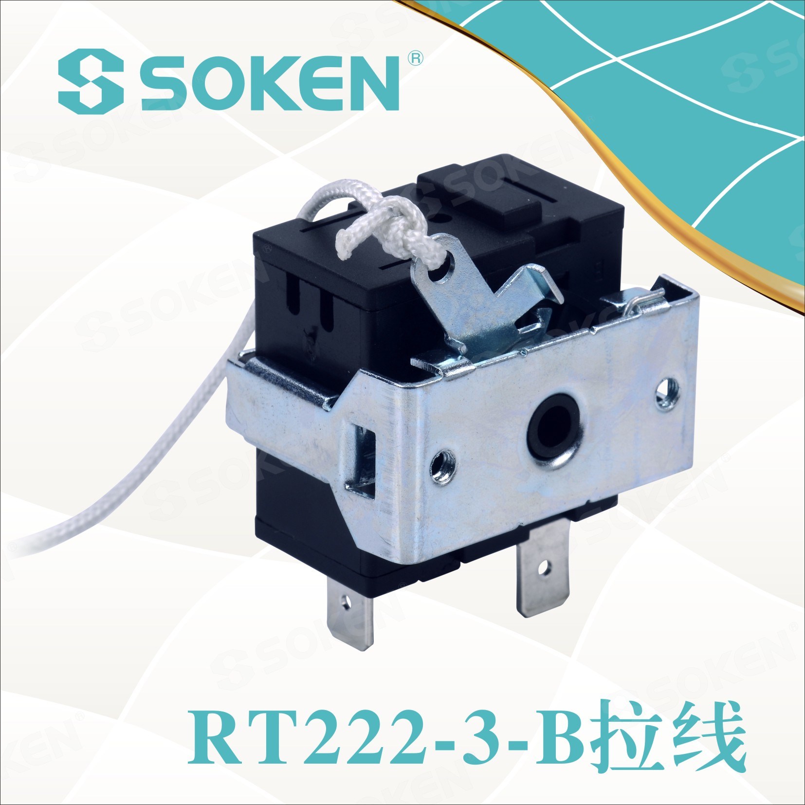 Leading Manufacturer for Single Key Rocker Switch -
 Soken 12 Position Pull Chain Rotary Switch – Master Soken Electrical