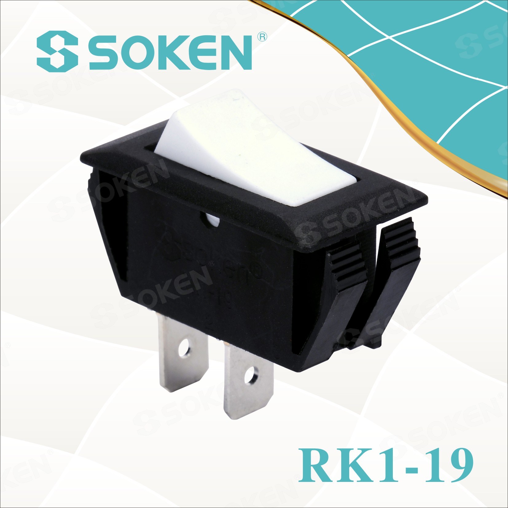 Factory Outlets 12mm Indicator Led -
 Soken 2 Pin Rocker Switch Rk1-19 1X1 – Master Soken Electrical