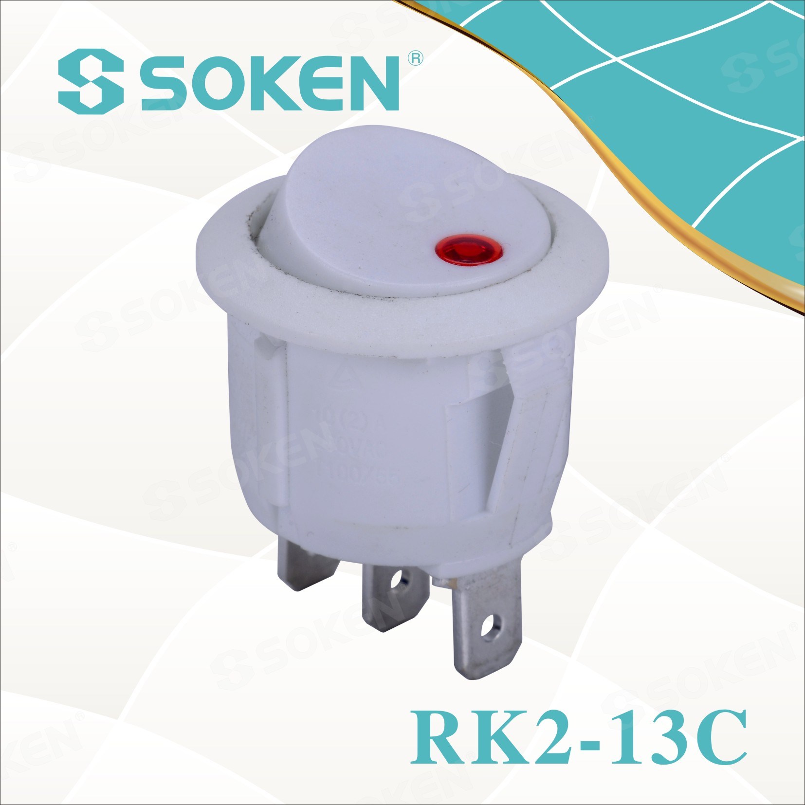 One of Hottest for Electrical Cord Line Switch - Soken 24V Rocker Switch – Master Soken Electrical