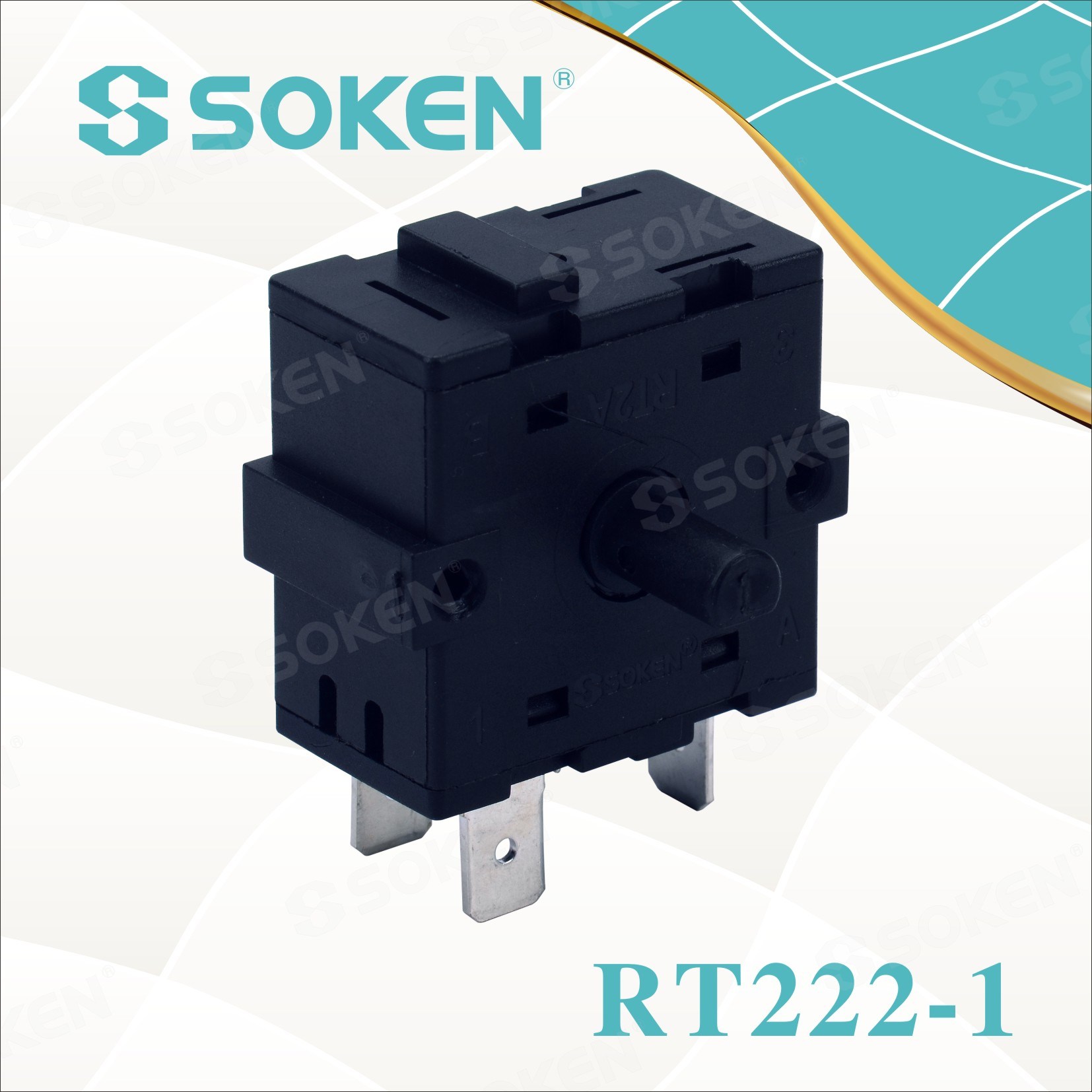 Discount wholesale Elevator Call Buttons - Soken 3 Position Rotary Switch – Master Soken Electrical