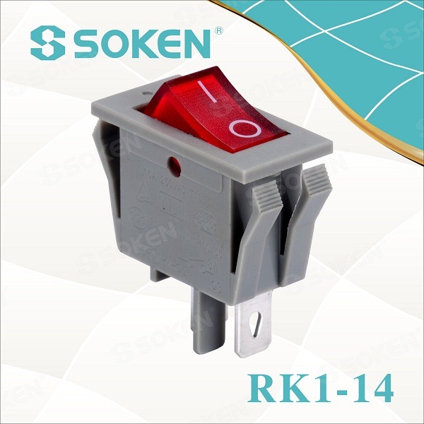 100% Original Power Control Push Button - Soken Electrical Rocker Switch Light T85 16A 250VAC – Master Soken Electrical