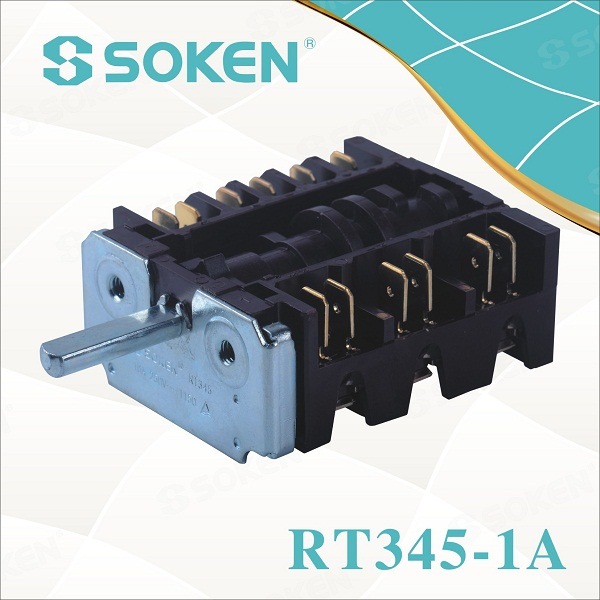 Wholesale OEM Pcb Slide Switch -
 Soken Gottak Style 7 Position Oven Rotary Switch 250V – Master Soken Electrical