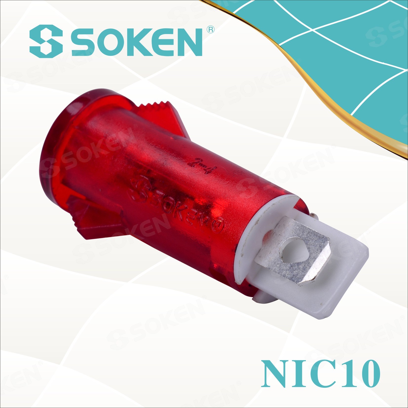 Big Discount Non Locked Push Switch -
 Soken Indicator Light Without Wire – Master Soken Electrical