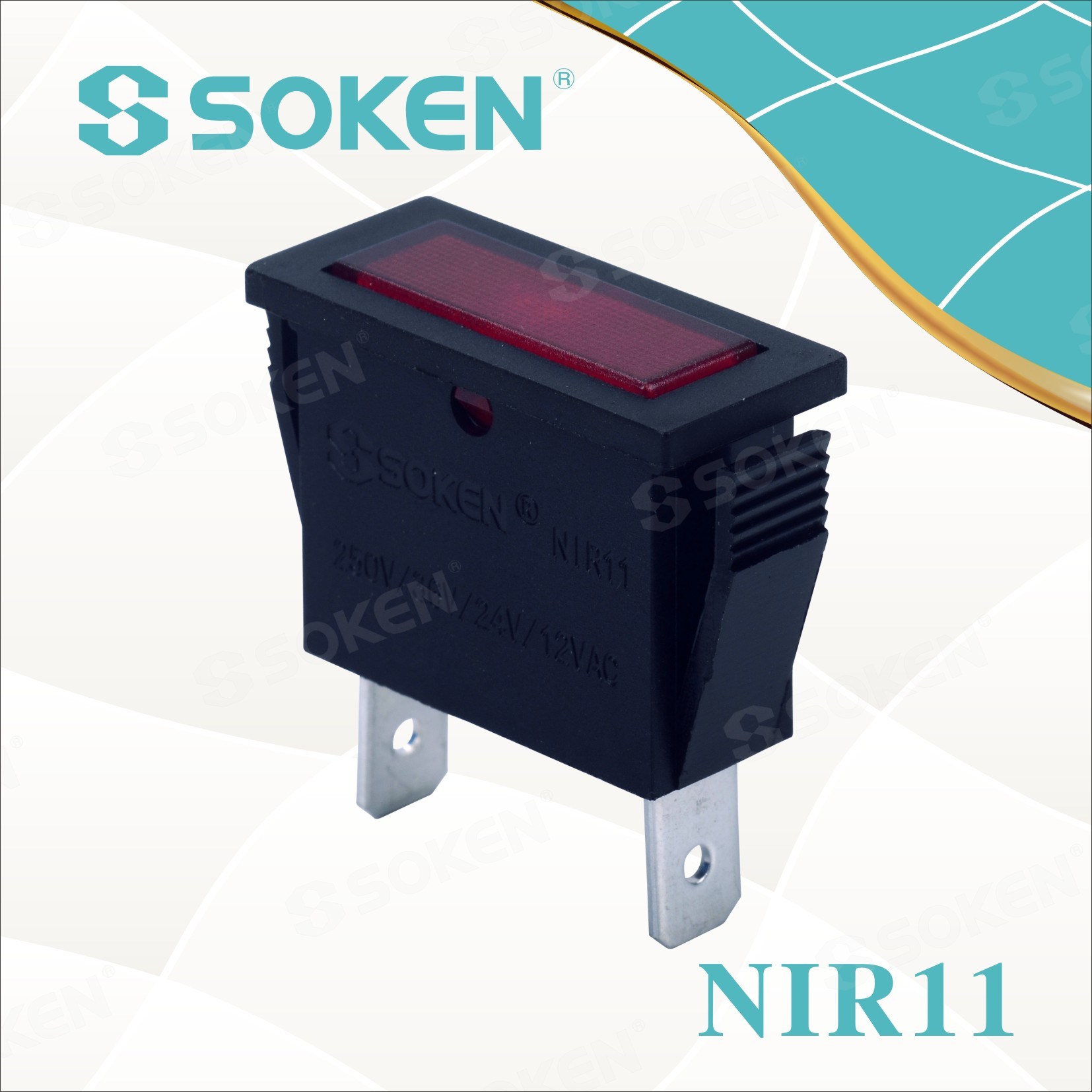 Fast delivery Solar Rotary Switch -
 Soken LED/Neon 2 Pin Indicator Light – Master Soken Electrical