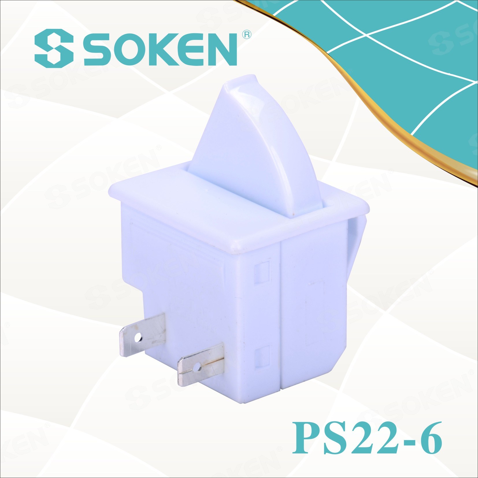 Factory making Key Push Button Switch -
 Soken Refrigerator Door Lamp Push Button Switch PS22-6 – Master Soken Electrical