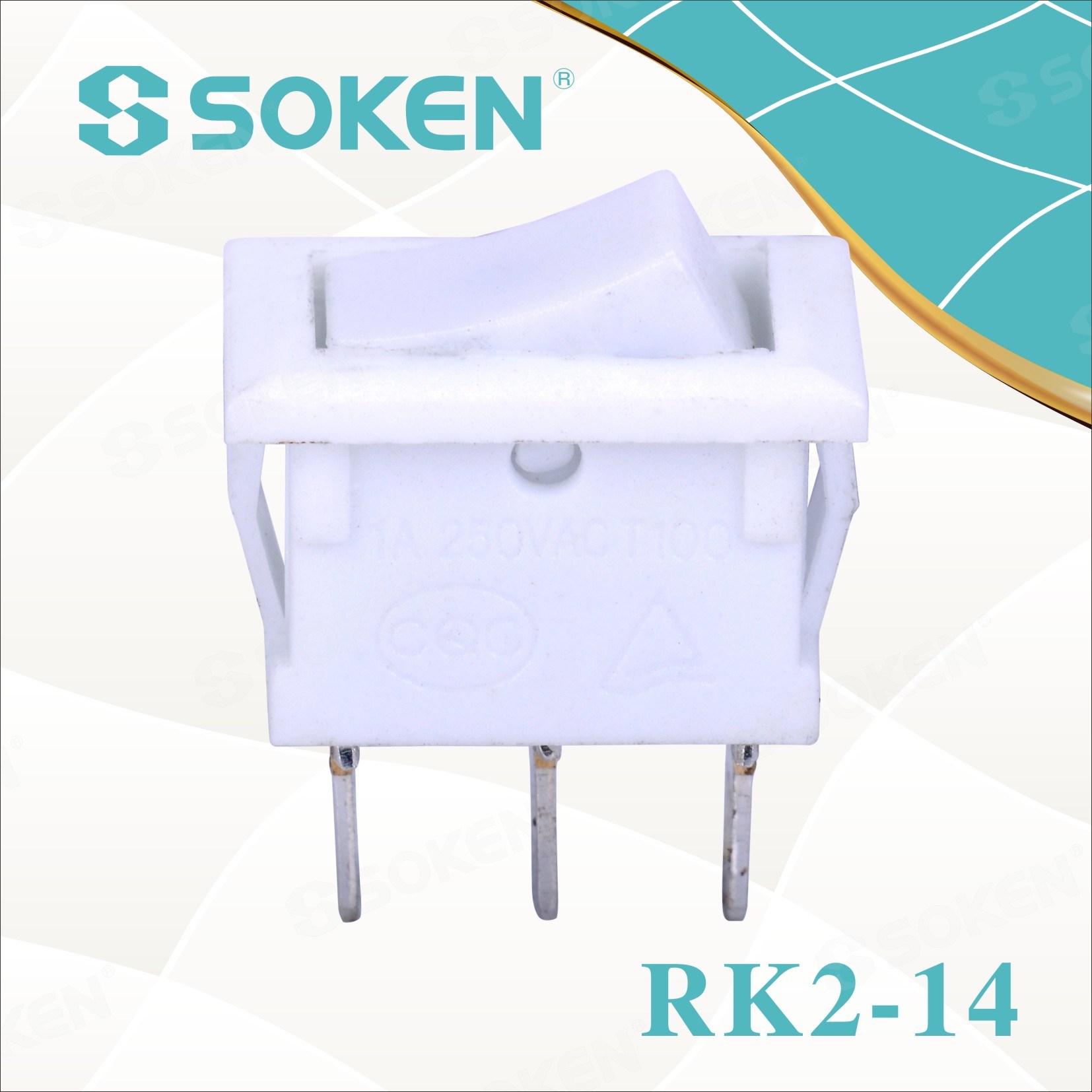 Best Price on Push Button Switch 12v - Soken Rk2-14 1X2 Electric Rocker Switch – Master Soken Electrical detail pictures