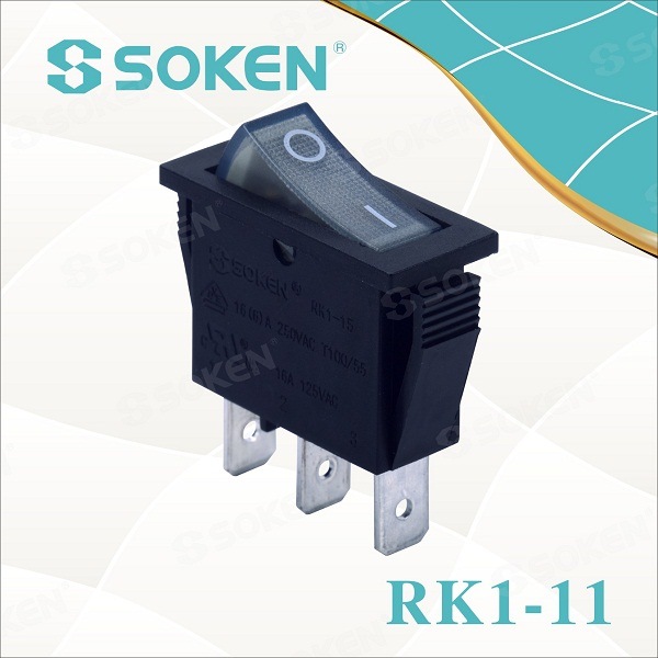 Top Suppliers 12v Led Rocker Switch -
 Soken RoHS UL Snap in Rocker Switch T85/Defond Switches – Master Soken Electrical