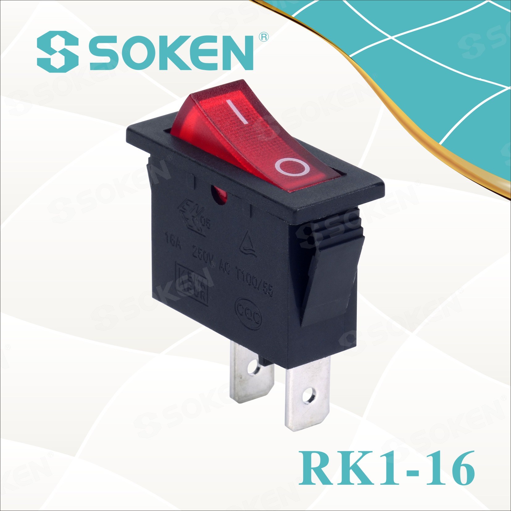 China wholesale Rgb Led Controller Switch -
 Soken Rocker Switch Without Light – Master Soken Electrical