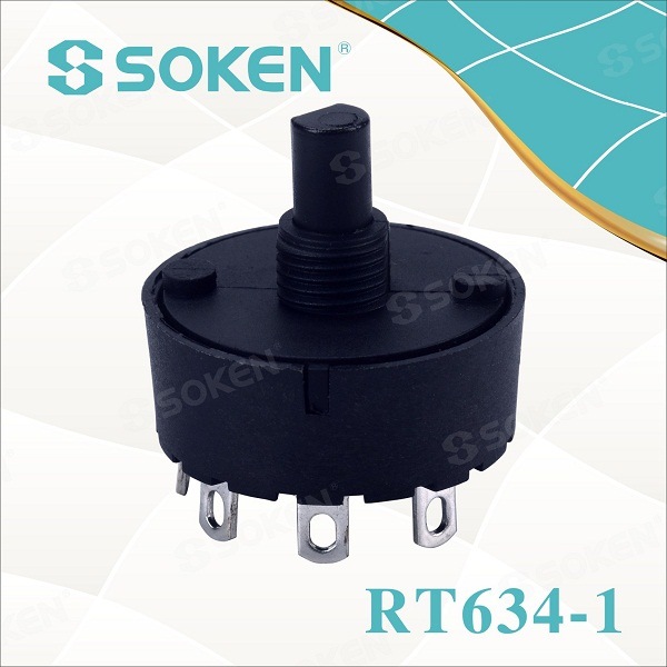 Personlized Products Emergency Switch -
 Soken Rotary Switch 4 Position 6 (4) a T85 TUV – Master Soken Electrical