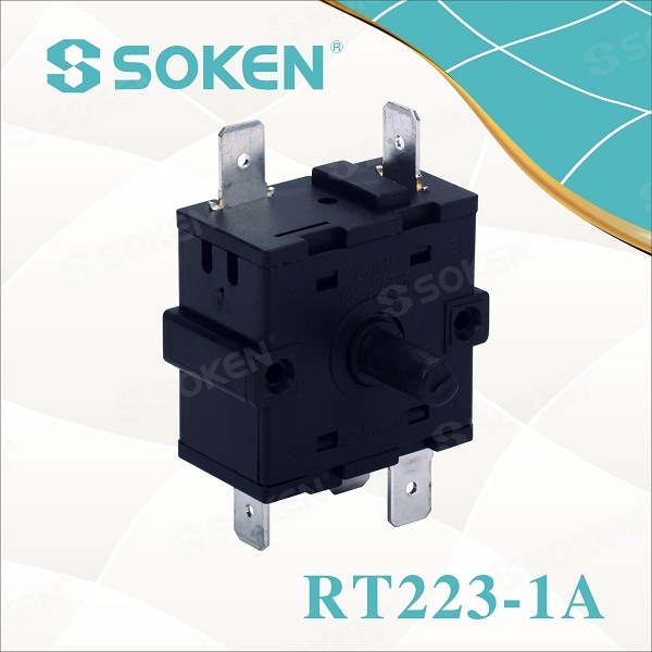 ODM Supplier Rotary Switch With Box - Soken VAC Oven 5 Position Rotary Encoder Switch Ktl 16A – Master Soken Electrical