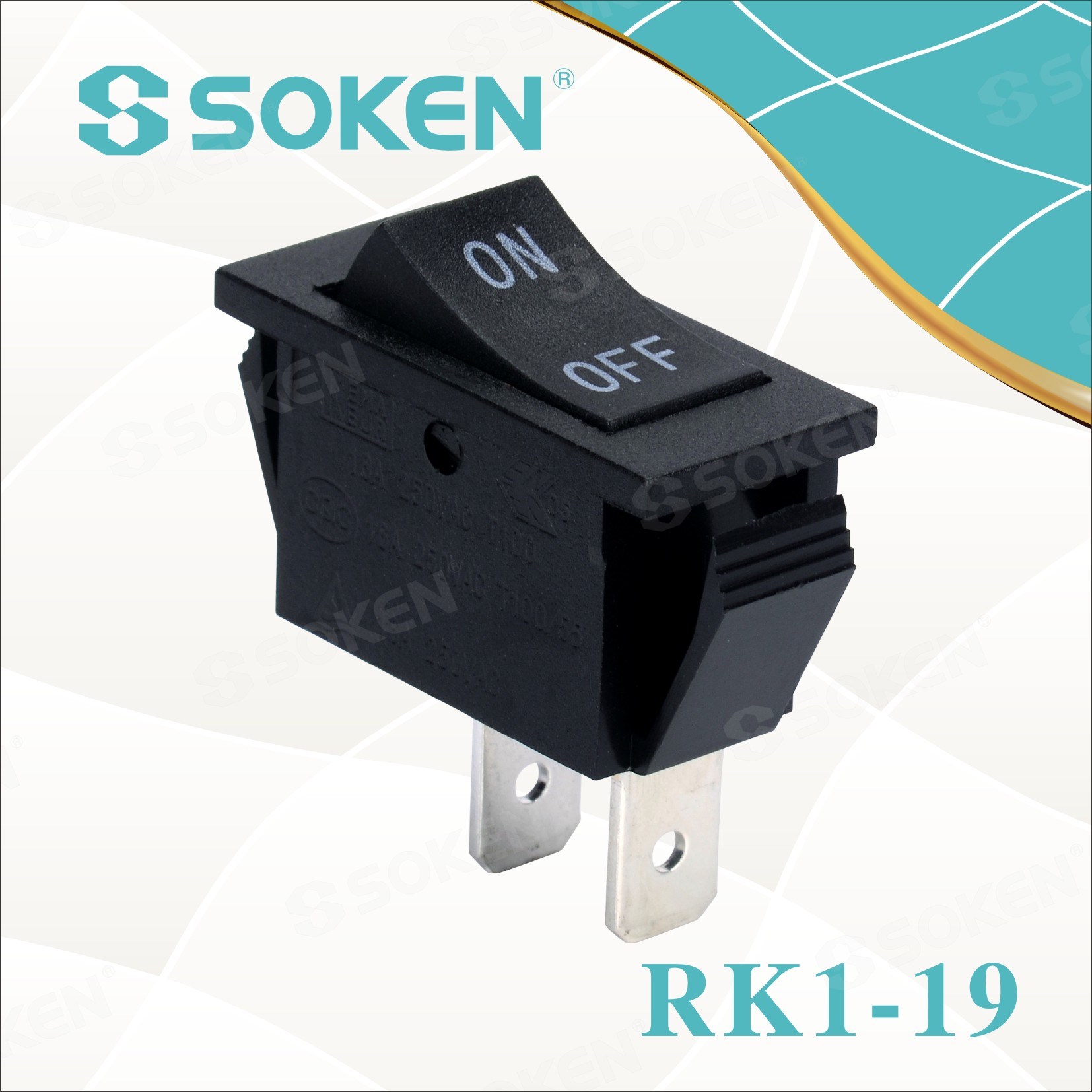 Professional China Riot Push Button Switch -
 Soken on off Rocker Switch – Master Soken Electrical