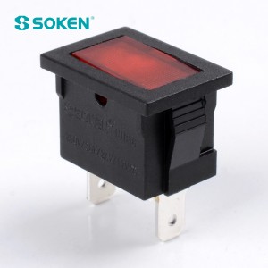 Llum indicador en miniatura Nir16 12V/24V amb bombeta d'arròs 21*15mm