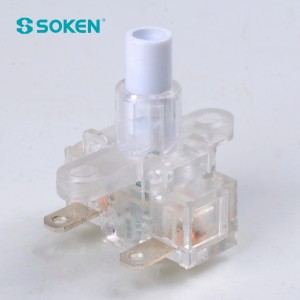 Soken Power Strip Transparent ventilabis Button SWITCH 250VAC 16A