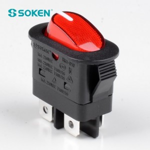 Dpst Light Rocker Switch с Kc сертификат 16A 250VAC