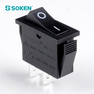 Soken RoHS UL Interruptor basculant unipolar Interruptors T85/Defond