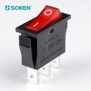 Soken RoHS UL Snap in Rocker Switch T85/Defond Switchar