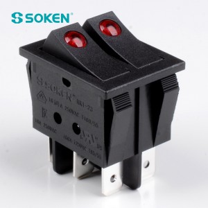Soken Switches CQC T100/55 Interruptor basculant Interruptor Kema Keur