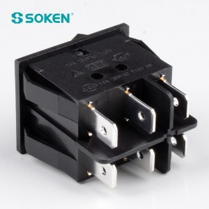 ორმაგი ჩართვა გამორთული Rocker Switch