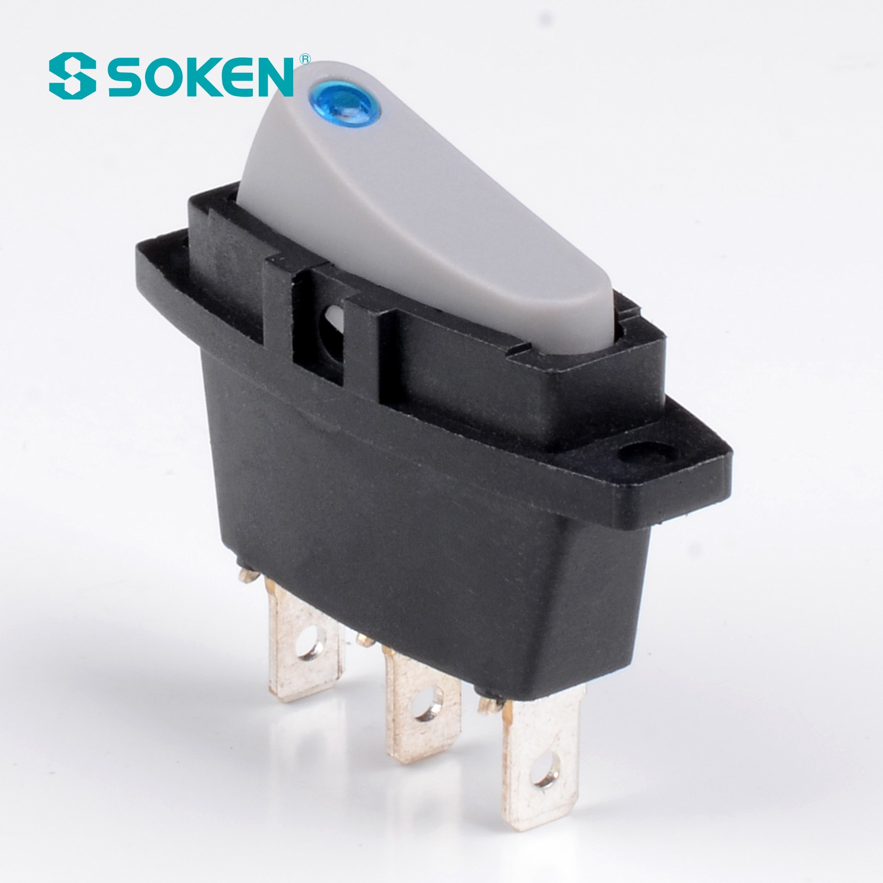 Soken Rk1-36 1X1n เปิดปิดสวิตช์โยกเรืองแสง