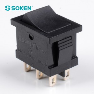 Soken Tək Qütblü TUV VDE ENEC Rocker Switch T85