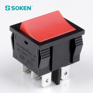 Illuminated Rocker Switch 10A 250VAC