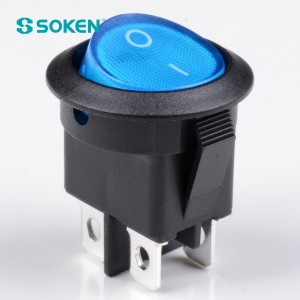 Interruptor Soken Llum indicador de senyal rodó en miniatura