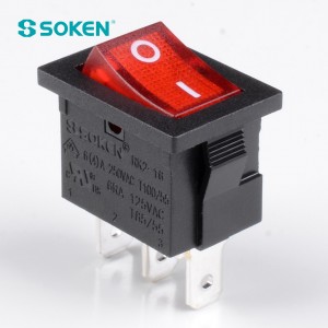 Sokne Rk2-16 1X1n dìon-uisge air falbh bho Rocker Switch