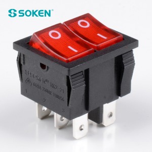 Interruptor basculante de doble spst