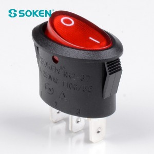 Oval Rocker Switch Rk2-37b